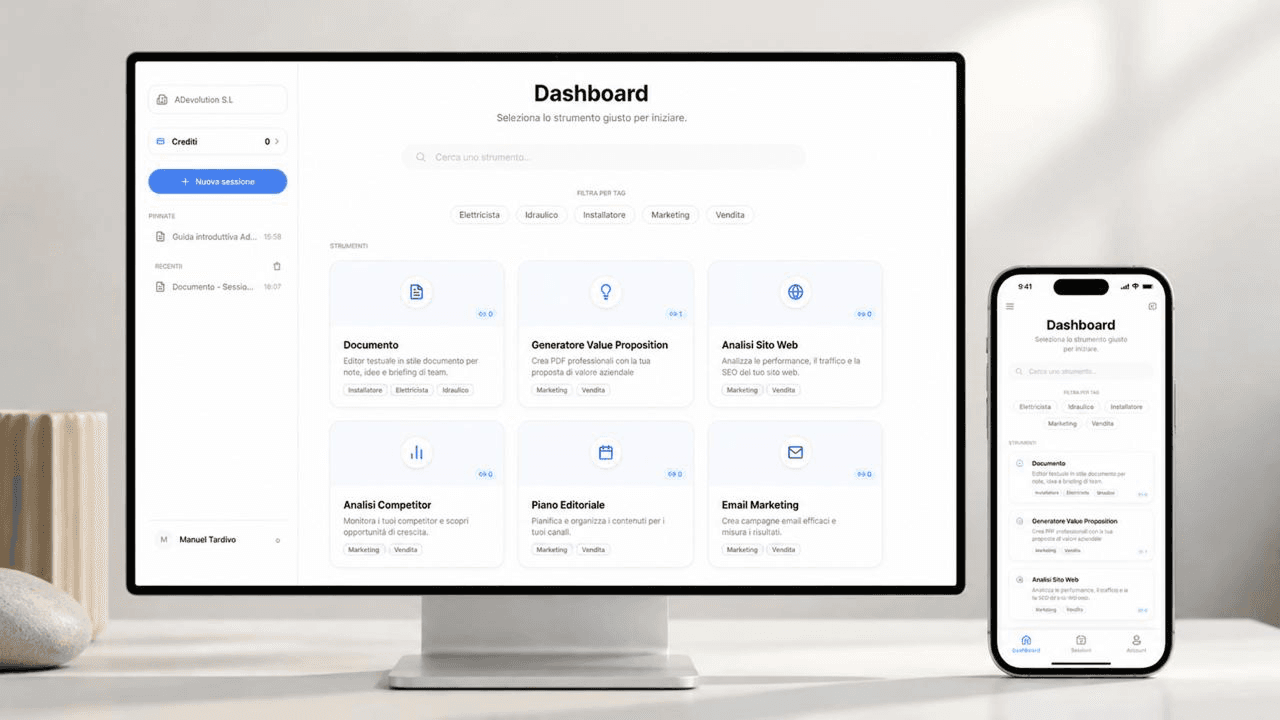 Dashboard di AdSuite
